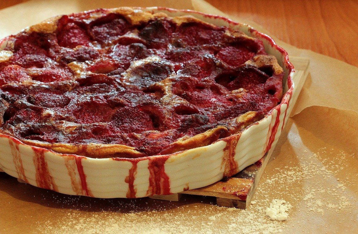 Pieczony, Bezglutenowy Placek z Truskawkami fot. 1