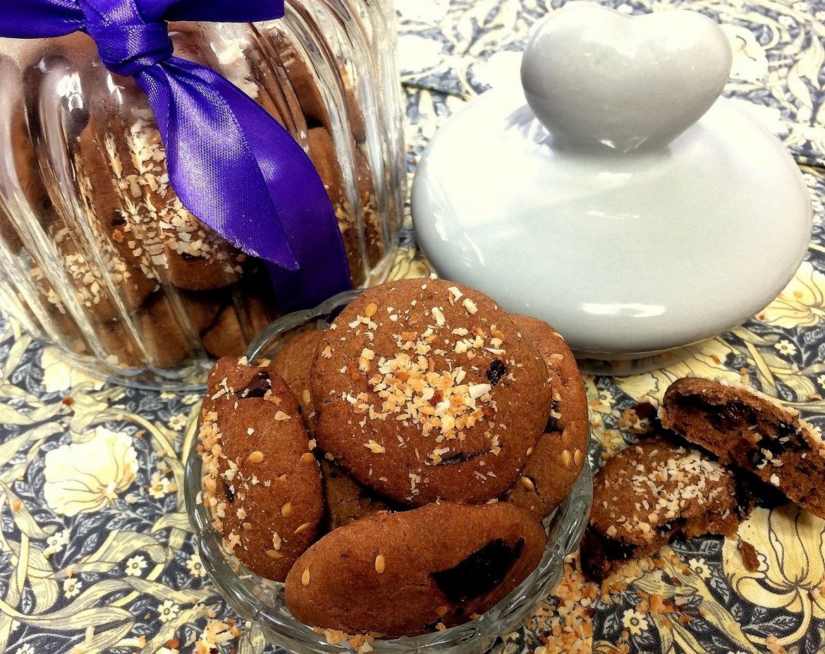 Bezglutenowe Ciastka Czekoladowe z Bananem fot. 1