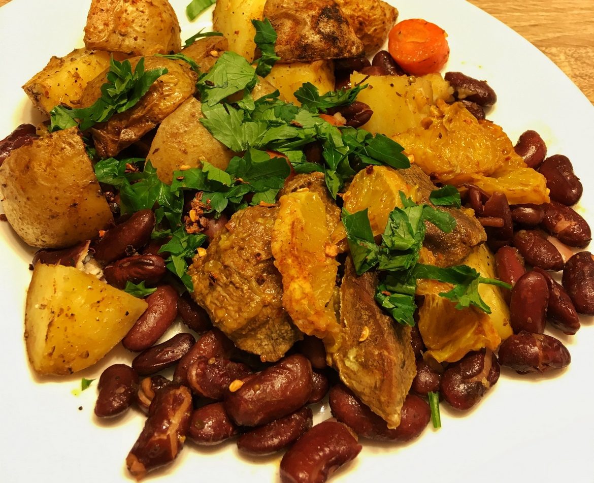 Kaczka w pomarańczach z fasolką, poradnia dietetyczna online, Just Food Therapy, Justyna Krzemińska fot 1